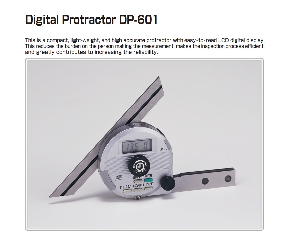 Ichiban Precision Sdn Bhd Marui Keiki Marui Keiki Digital Protractor